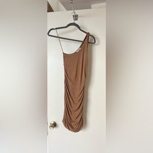 L space one shoulder dress S